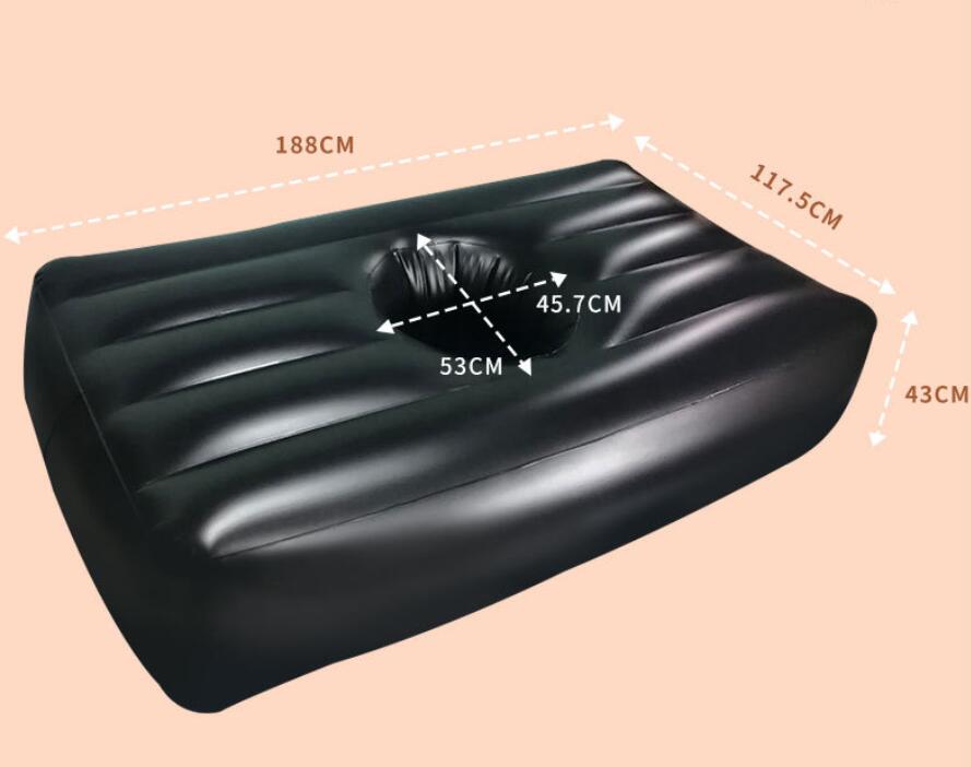 BBL Bed Inflatable Mattress with Hole for Sleeping After Brazilian Butt Lift Surgery