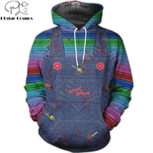 Load image into Gallery viewer, 3D Printed Chucky Happy Halloween Men Hoodie
