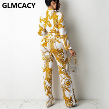Load image into Gallery viewer, Women Two Piece Vintage Shirt Set
