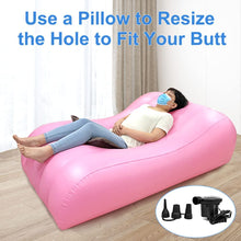Load image into Gallery viewer, BBL Bed Inflatable Mattress with Hole for Sleeping After Brazilian Butt Lift Surgery
