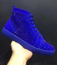 Load image into Gallery viewer, High Quality leather Lace-up high Top Sneakers
