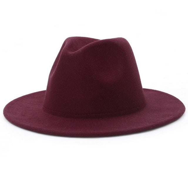 Fedora Hat For Women Solid Color