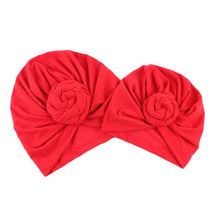 Load image into Gallery viewer, 2 PCS Set Family Matching Hat Mom Baby Sport Yoga Turban
