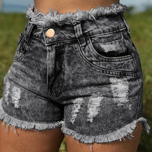 Load image into Gallery viewer, women&#39;s summer denim shorts
