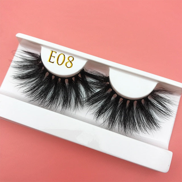 25mm E06 100% handmade natural  thick  Eye lashes