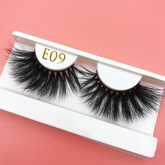 25mm E06 100% handmade natural  thick  Eye lashes