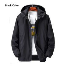 Load image into Gallery viewer, Outdoor Jacket 150KG Black Large Sizes Plus 6XL 7XL 8XL 9XL 10XL Mens Coats Hooded Removed Man Spring Autumn Camo Blue Hoodies
