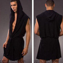 Load image into Gallery viewer, men sexy sleepwear Bath robe with briefs
