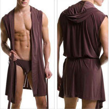 Load image into Gallery viewer, men sexy sleepwear Bath robe with briefs
