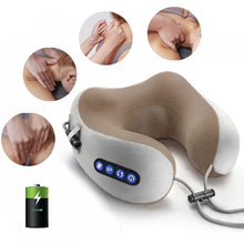 Load image into Gallery viewer, Electric Neck Massager U Shaped Pillow
