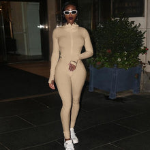 Load image into Gallery viewer, Streetwear White Knitted Sexy Bodycon Jumpsuit
