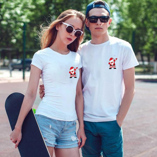 Couple matching T-shirts