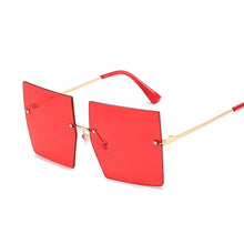Load image into Gallery viewer, Luxury Oversized Rimless Sun Glasses
