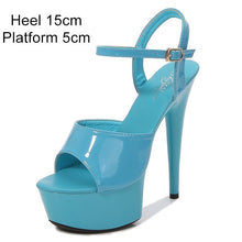 Load image into Gallery viewer, 13 15 17 CM Platform High-heeled Shoes
