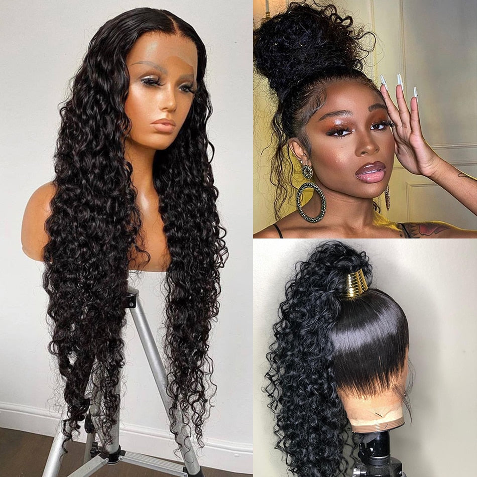360 Lace Frontal Wig 28 30 Inch Water Wave