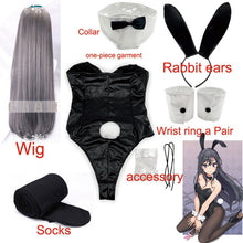 Load image into Gallery viewer, Women Black Sexy Jumpsuit Does Not Dream of Bunny
