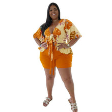 Load image into Gallery viewer, Casual Women Bohemian Style Two Piece Sets Plus Size 2021
