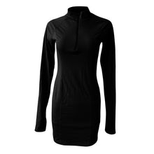 Load image into Gallery viewer, Sexy Plus Size Bodycon Mini Dress Long Sleeve
