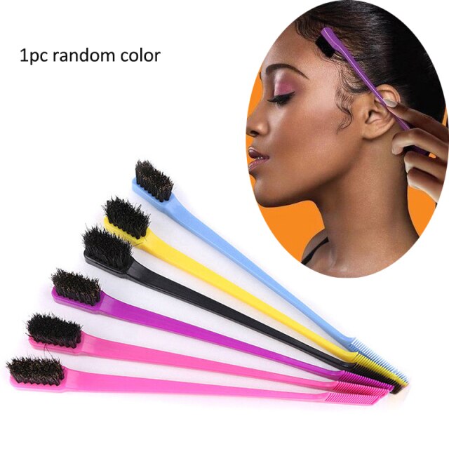 1 Pc Double Side Hair Edge Brushes