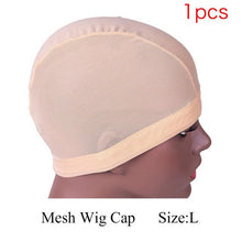 Load image into Gallery viewer, Invisible Bald Cap Wig Beige Black
