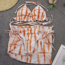 Load image into Gallery viewer, 3pieces mesh bikini
