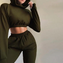 Load image into Gallery viewer, 2021 Autumn Chic Women Casual Solid Tracksuit
