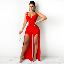 Load image into Gallery viewer, Sexy Tube Sling High Split Jumpsuit
