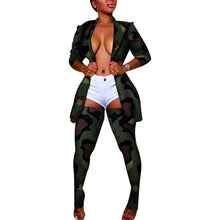 Load image into Gallery viewer, Leopard Camo Plus Size Vintage 2 Piece Outfit
