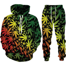 Load image into Gallery viewer, Autumn Winter 3D Weed Printed Sportswear T
