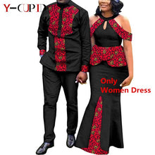 Load image into Gallery viewer, African Dresses for Women Match Men Outfits
