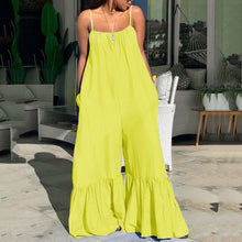 Load image into Gallery viewer, Pleated V Neck Elegant Evening Night Party Jumpsuits
