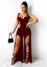 Load image into Gallery viewer, Sexy Tube Sling High Split Jumpsuit
